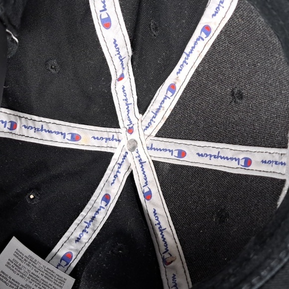Champion Embroidered Baseball Cap Snap Back One size - Picture 6 of 7